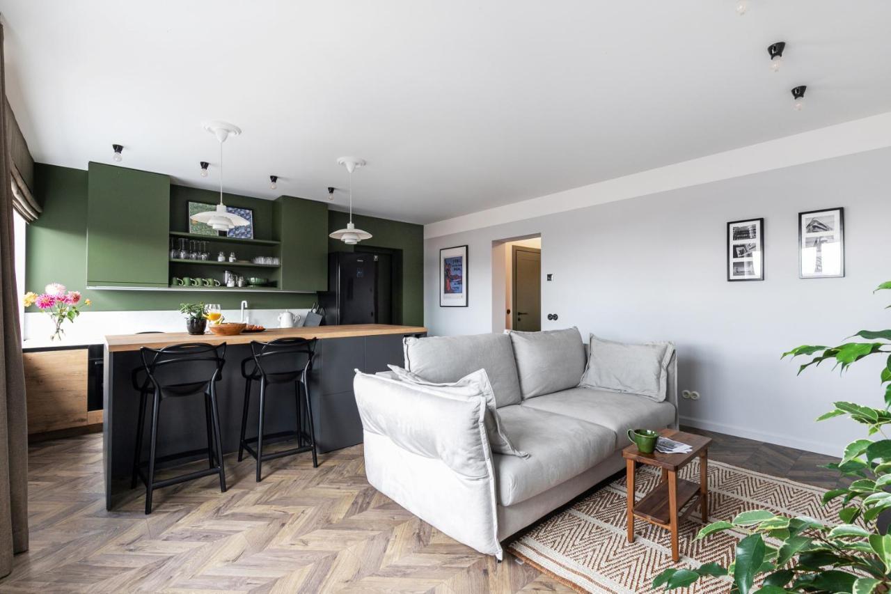 Old-New Apartment In Central Kaunas Eksteriør bilde